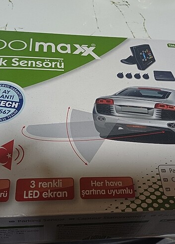Toolmax led ekran araç park sensörü