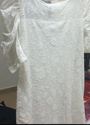 Diğer Beyaz Tul Elbise