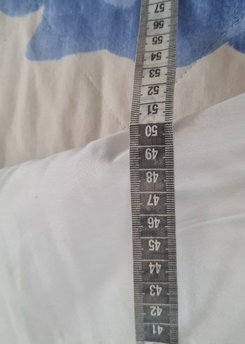 Beyaz Kadın Pamuk Kumaş Pantolon - Görsel 5