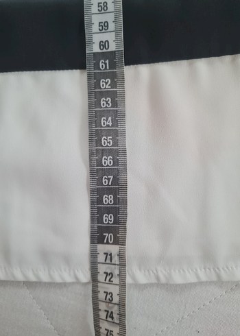 Beyaz Uzun Kollu Salaş Kadın Bluz - Görsel 6