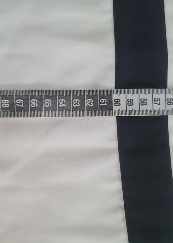 Beyaz Uzun Kollu Salaş Kadın Bluz - Görsel 3