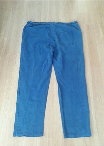 Gri Tonlarda Rahat Kesim Kadın Denim Pantolon - Görsel 2