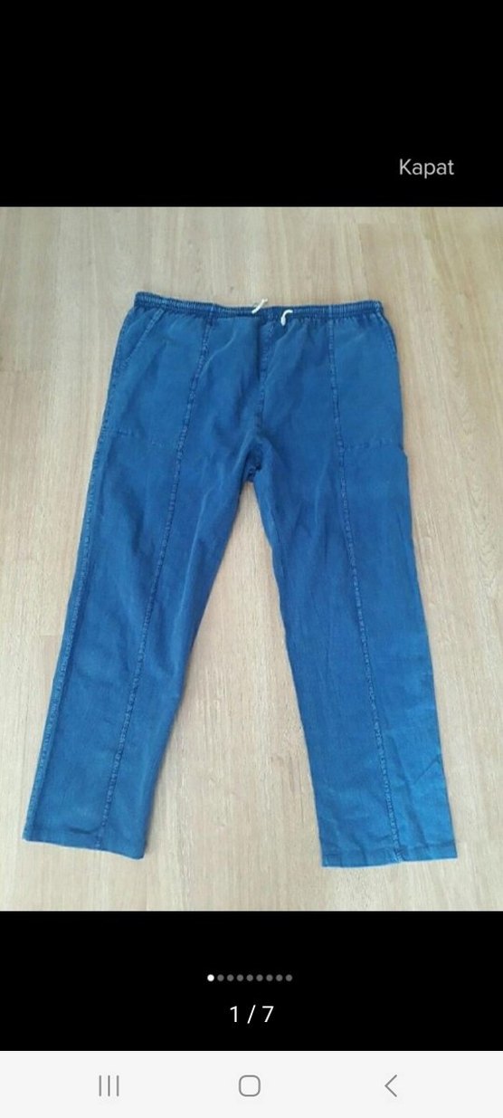 Gri Tonlarda Rahat Kesim Kadın Denim Pantolon - Görsel 3