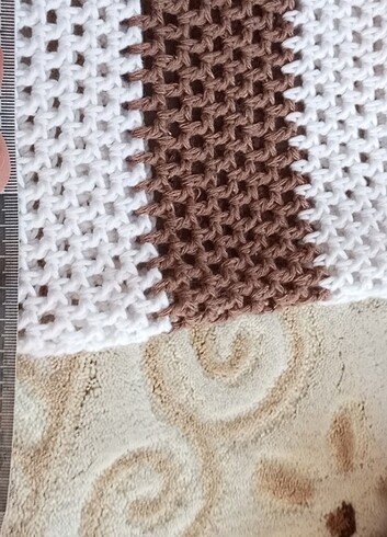 Örgü den pilaj çantası - Görsel 4