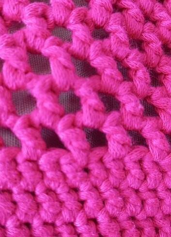 Örgü den pilaj çantası - Görsel 6