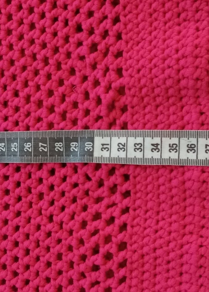 Örgü den pilaj çantası - Görsel 5