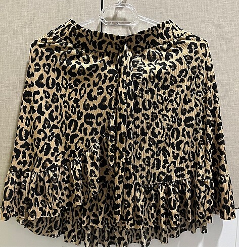 LEOPAR DESENLİ ETEK