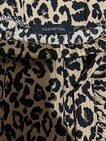 l Beden LEOPAR DESENLİ ETEK