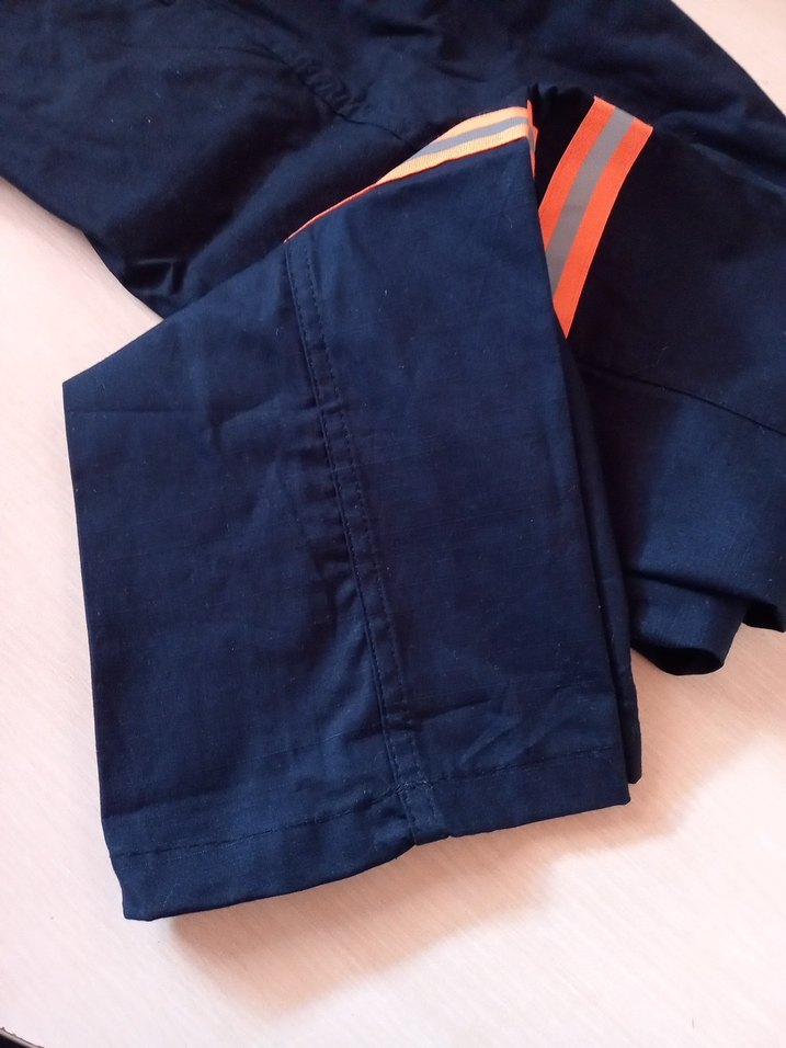 Erkek Lacivert Rahat Kesim Kargo model iş Pantolonu - Görsel 2