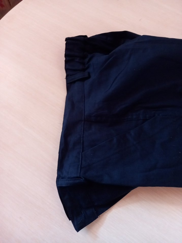 Erkek Lacivert Rahat Kesim Kargo model iş Pantolonu - Görsel 4