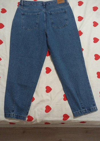 Rahat Kesim Mavi Kadın Kot Pantolon - Görsel 9