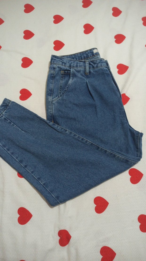 Rahat Kesim Mavi Kadın Kot Pantolon - Görsel 2