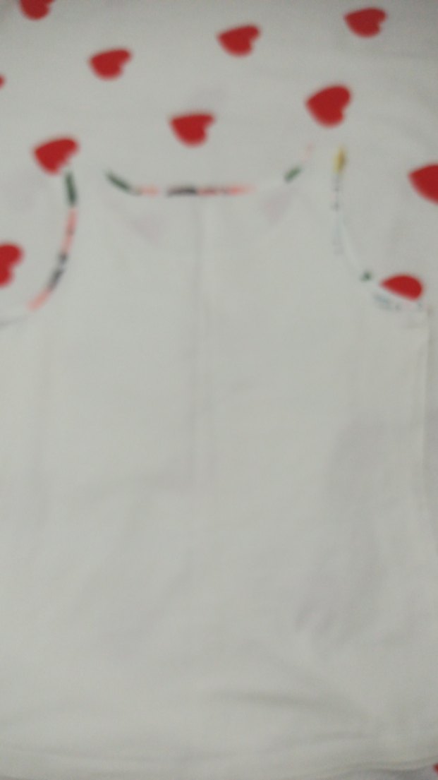 Kız Çocuk Beyaz Dantel Detaylı Baskılı Atlet - Görsel 5