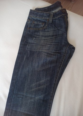 Ole Henriksen Lacivert Kadın Denim Pantolon