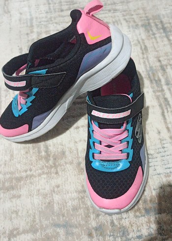 Skechers Kız Çocuk Renkli Spor Ayakkabı Velcro