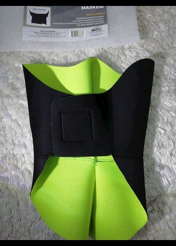 Siyah Neopren Motorcu Maskesi Velcro Bantlı - Görsel 5