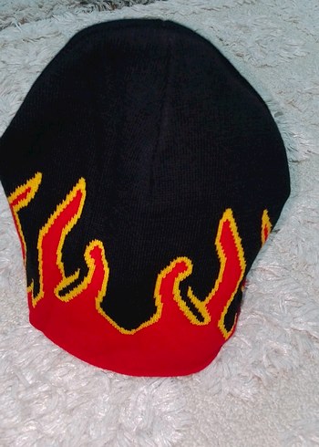 Renkli Punk Tarzı Kadın Örgü Bere - Görsel 5