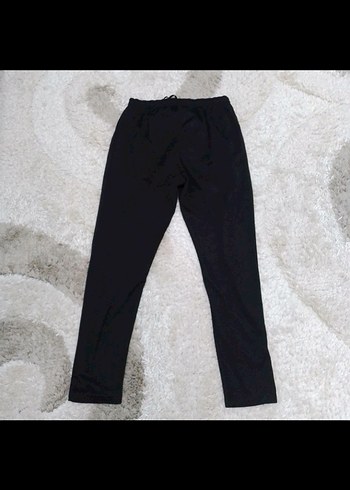 Siyah Baskılı Rahat Kesim Erkek Eşofman Altı - Görsel 4