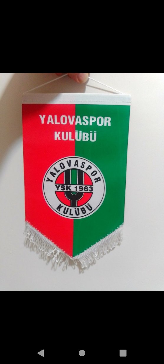 Yalovaspor Kulübü Vintage flama - Görsel 5