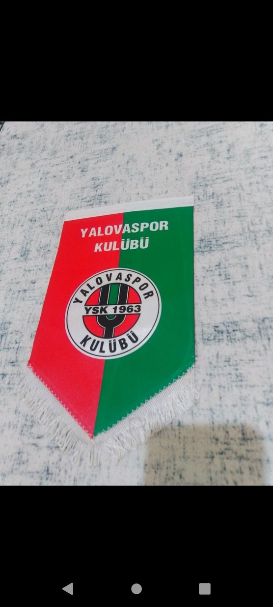 Yalovaspor Kulübü Vintage flama - Görsel 3