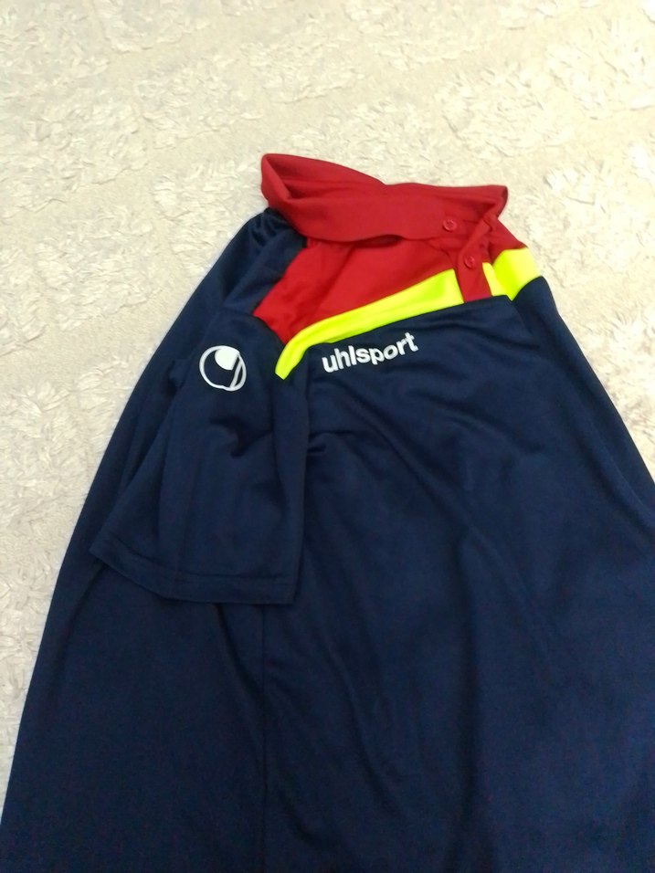 Uhlsport Renkli Kısa Kollu Erkek Spor Tişörtü - Görsel 4