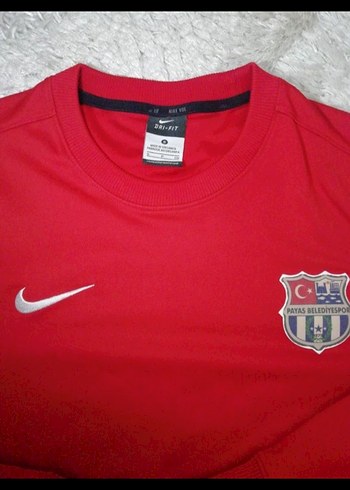 orjinal Nike.Kırmızı Uzun Kollu Spor Sweatshirt - Görsel 4