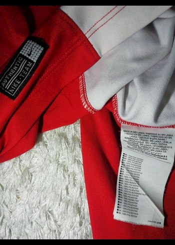 orjinal Nike.Kırmızı Uzun Kollu Spor Sweatshirt - Görsel 7