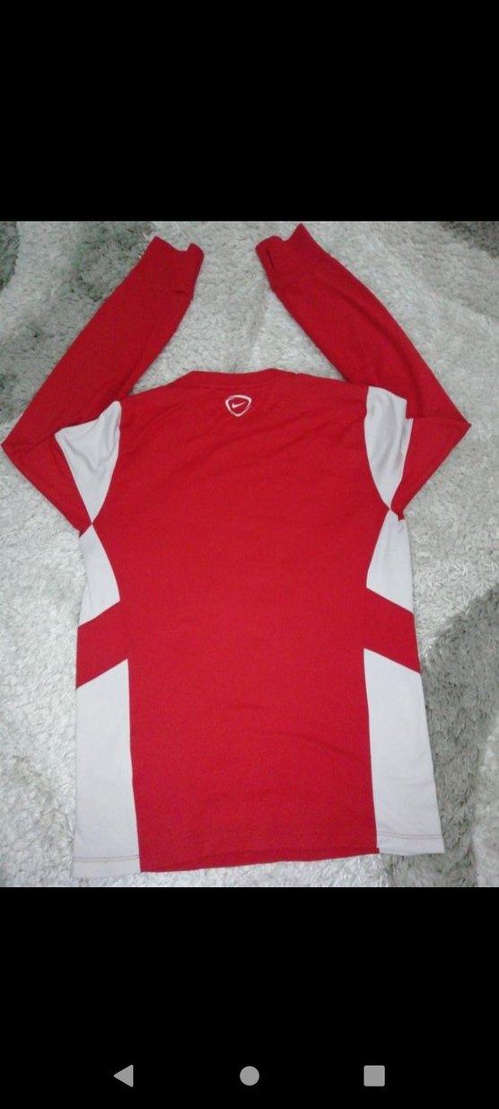 orjinal Nike.Kırmızı Uzun Kollu Spor Sweatshirt - Görsel 5