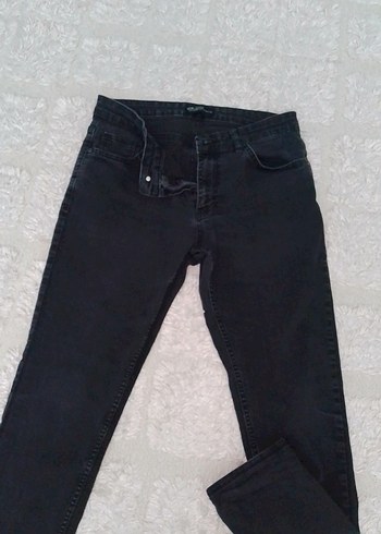 Siyah Denim erkek Pantolonu - Görsel 4