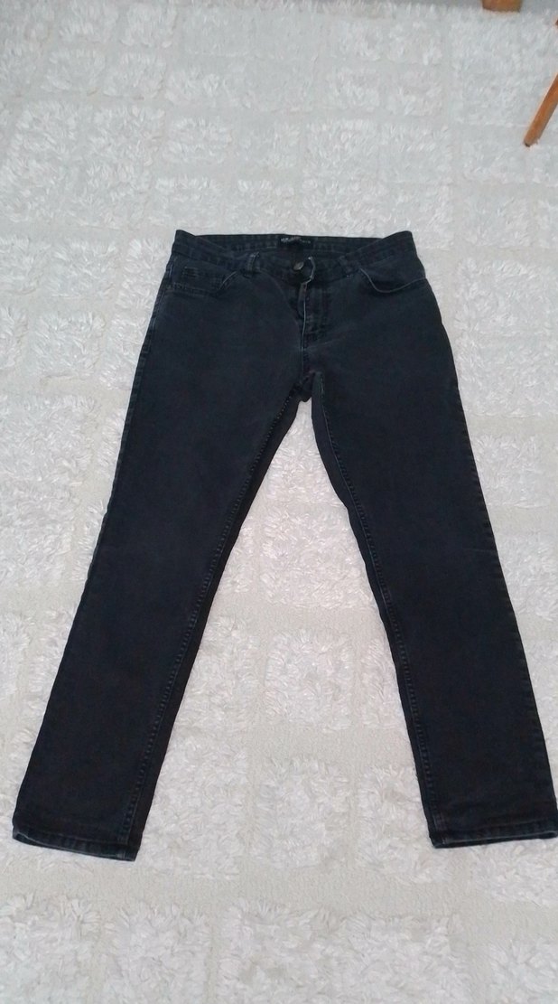 Siyah Denim erkek Pantolonu - Görsel 3