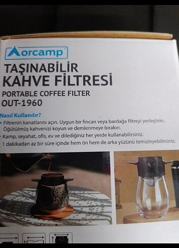 Diğer Taşınabilir kahve filtresi