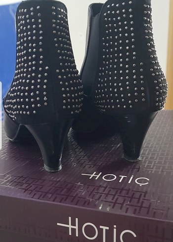 36 Beden siyah Renk Siyah Yüksek Topuklu Goth Kadın Bot