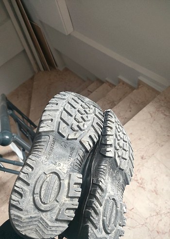 Gri iş ayakkabısı demir burun Cırt Cırtlı - Görsel 4