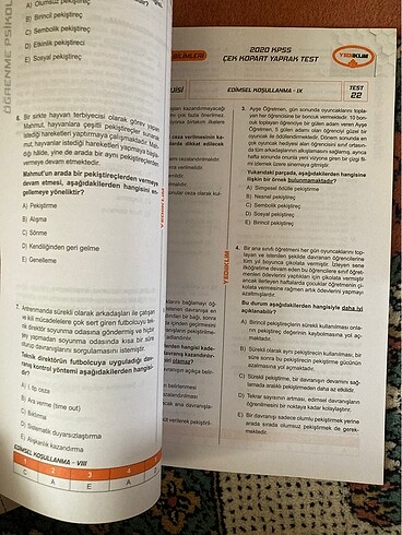  Beden Kpss test