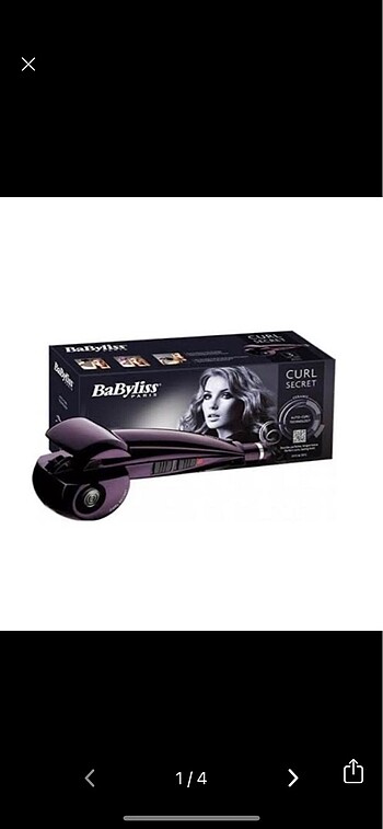 Babyliss sıfır otomatik saç maşası