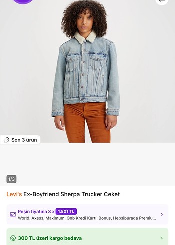 Levis Levi S Ex Boyfriend Sherpa Trucker Kadin Ceket