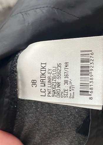 LC Waikiki Zincir Detaylı Desenli Kadın Kumaş Pantolon