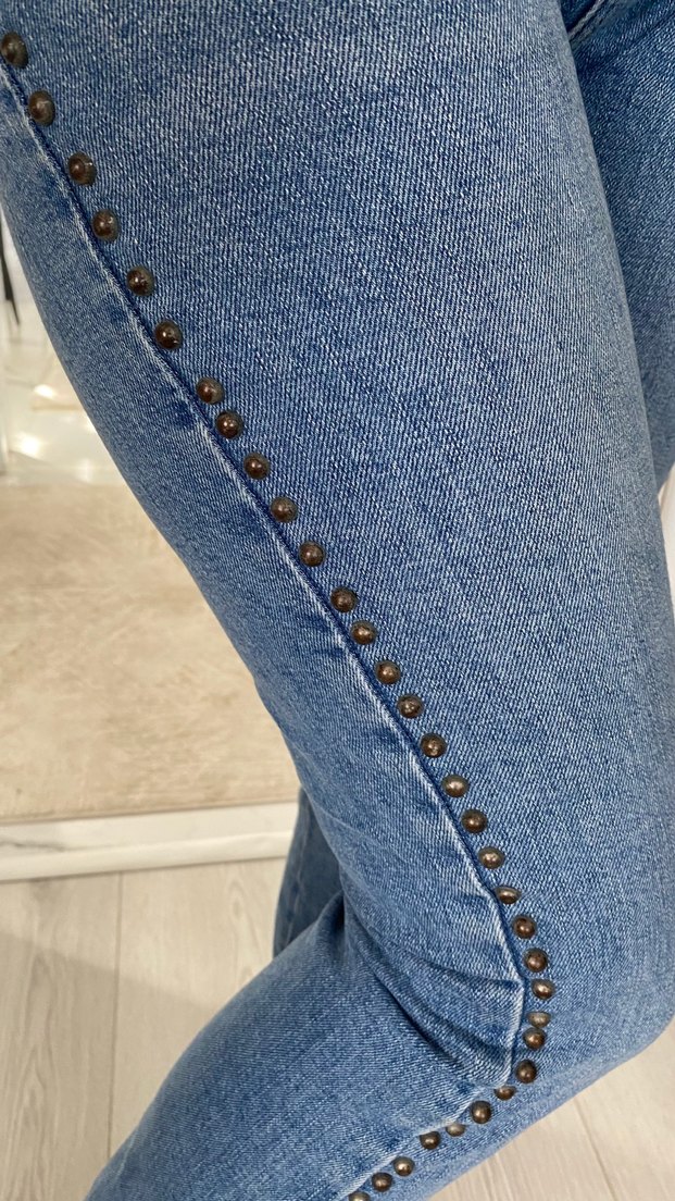 Mavi Kadın Normal Boy Dar Kesim Denim Jean - Görsel 4