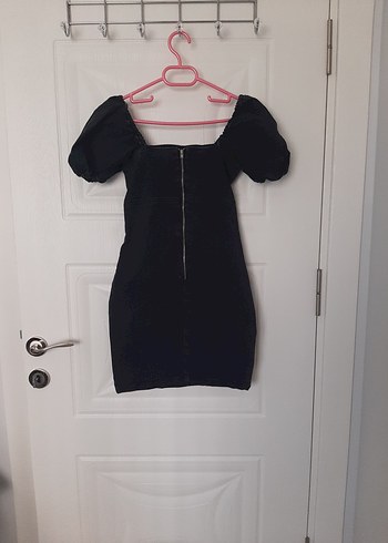 Siyah Mini Kadın Elbise - Görsel 2