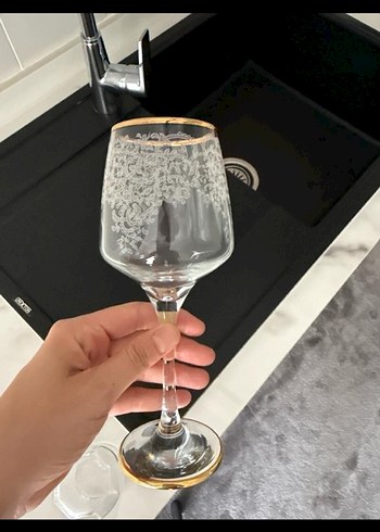 Altın Detaylı Kadeh Seti - Görsel 2