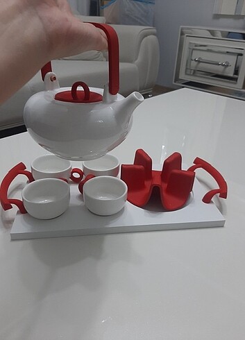 Porselen çay seti - Görsel 2