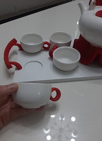 Porselen çay seti - Görsel 3
