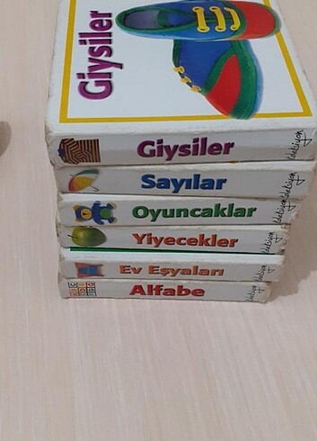 6 adet ilk kitabım 