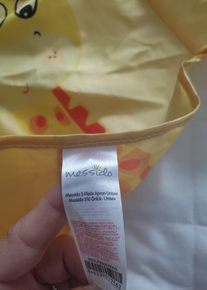 E bebek mama önlüğü sıfır  - Görsel 3