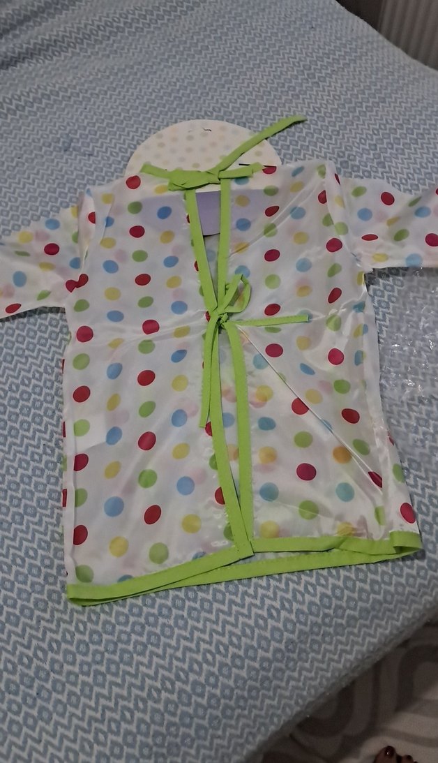 BABY ME Renkli Puantiyeli Bebek Önlüğü - Görsel 2