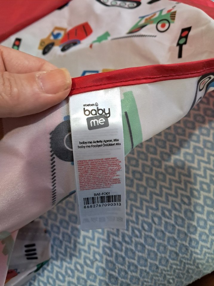 baby me kollu aktivite ve mama önlüğü - Görsel 3