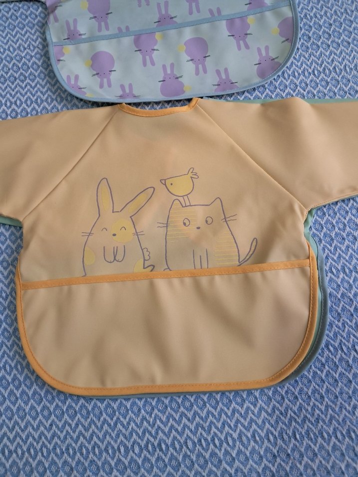 Baby Me Pastel Renkli Baskılı Bebek Önlüğü - Görsel 4