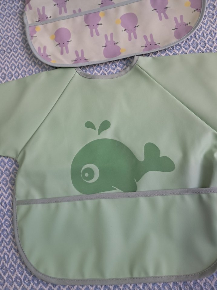 Baby Me Pastel Renkli Baskılı Bebek Önlüğü - Görsel 5