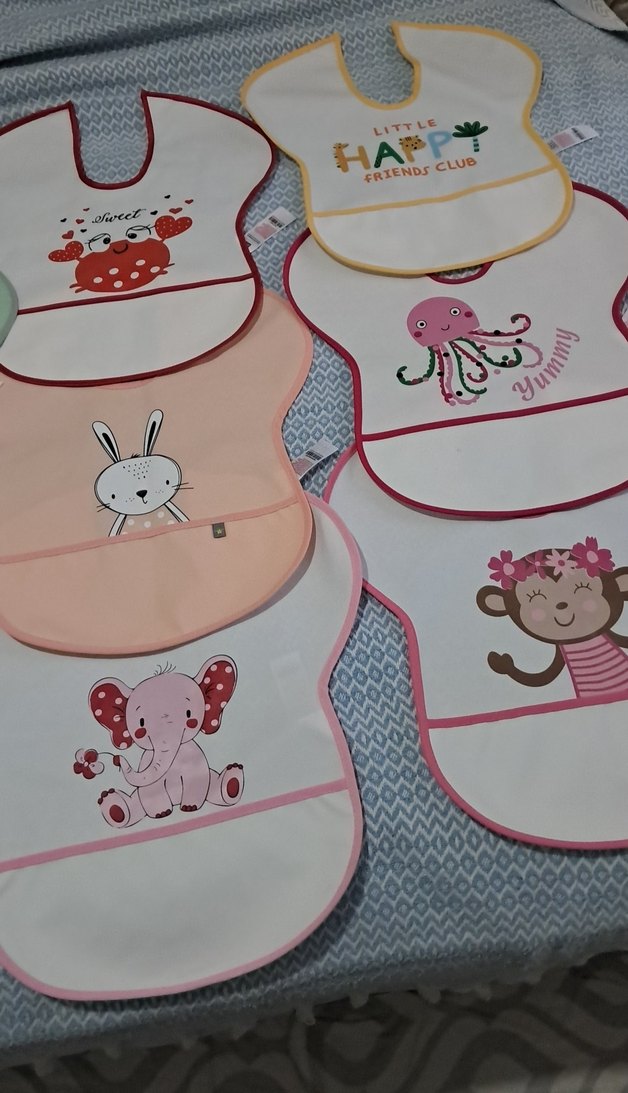 Baby Me Sıvı geçirmez Bebek Önlüğü - Görsel 2