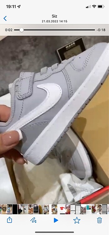 Nike bebek ayakkabı